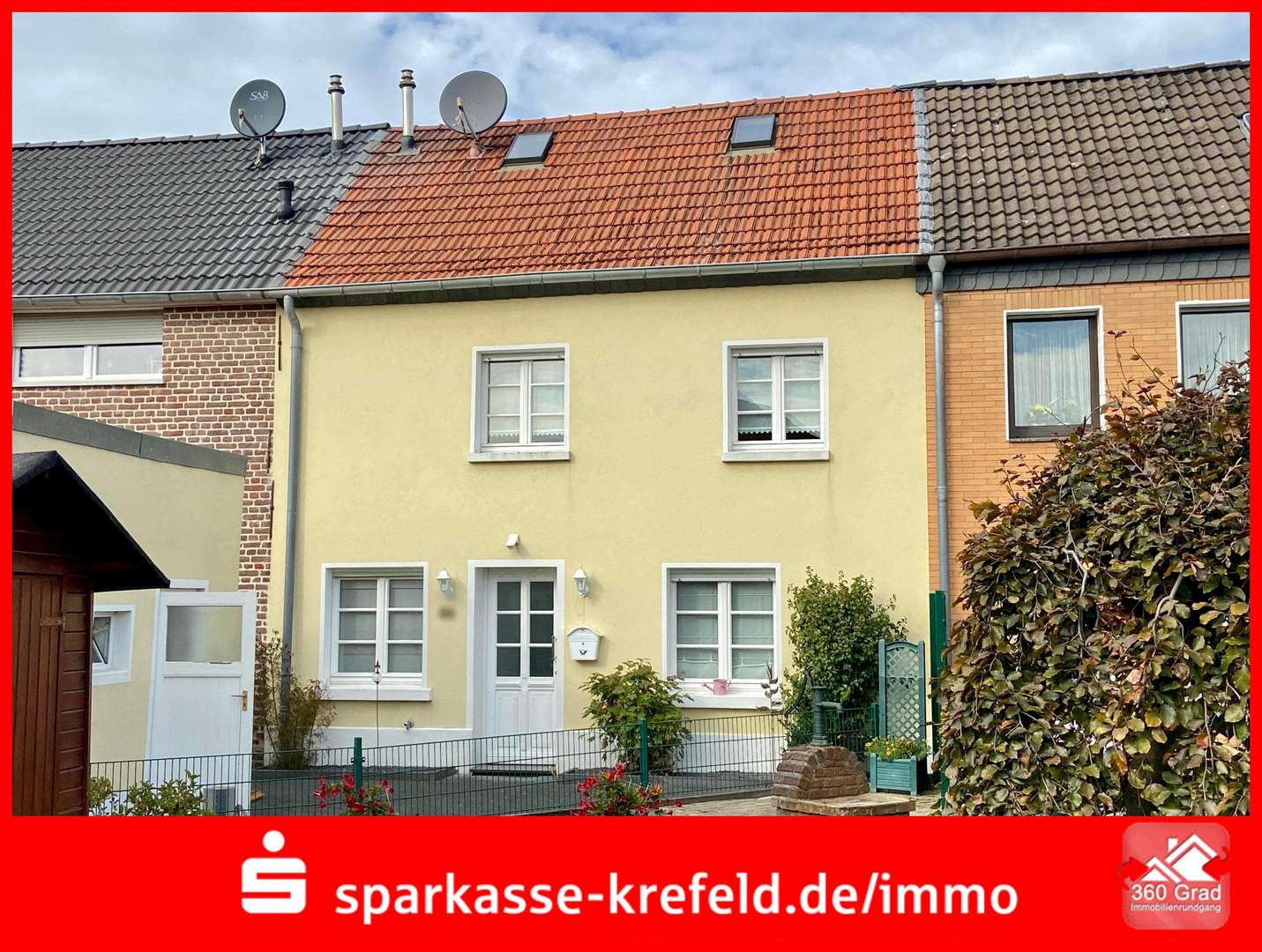 Hauseingangsseite - Reihenmittelhaus in 41366 Schwalmtal mit 92m² günstig kaufen