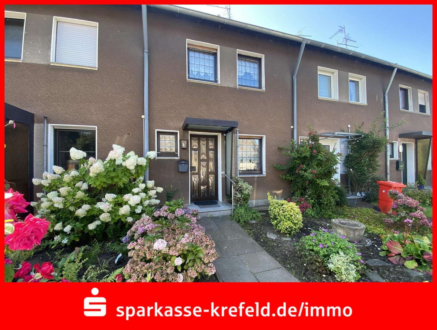 Frontansicht - Reihenmittelhaus in 47804 Krefeld mit 71m² kaufen