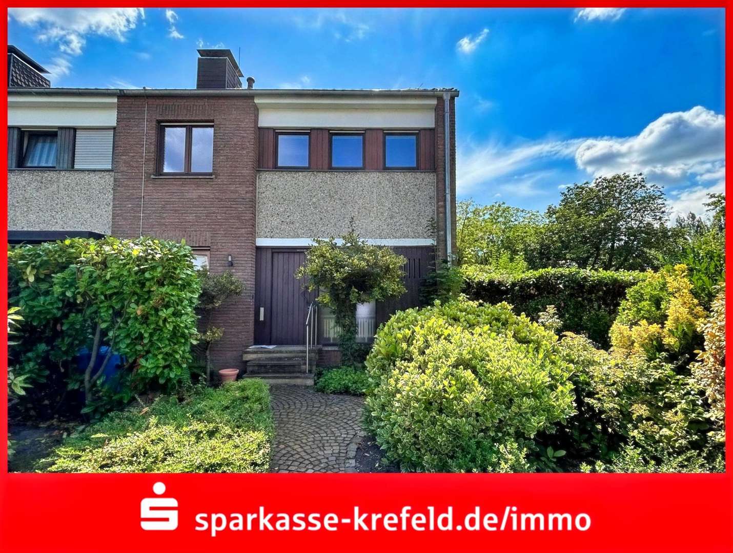 Front - Reihenendhaus in 47803 Krefeld mit 100m² kaufen