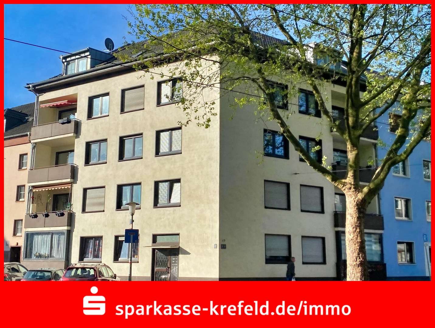 Außenansicht - Etagenwohnung in 47799 Krefeld mit 71m² kaufen