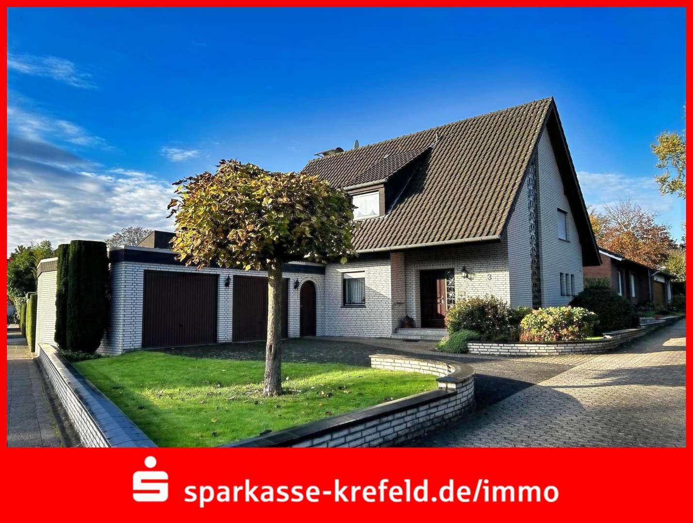 Außenansicht Außenansicht - Einfamilienhaus in 47802 Krefeld mit 150m² kaufen