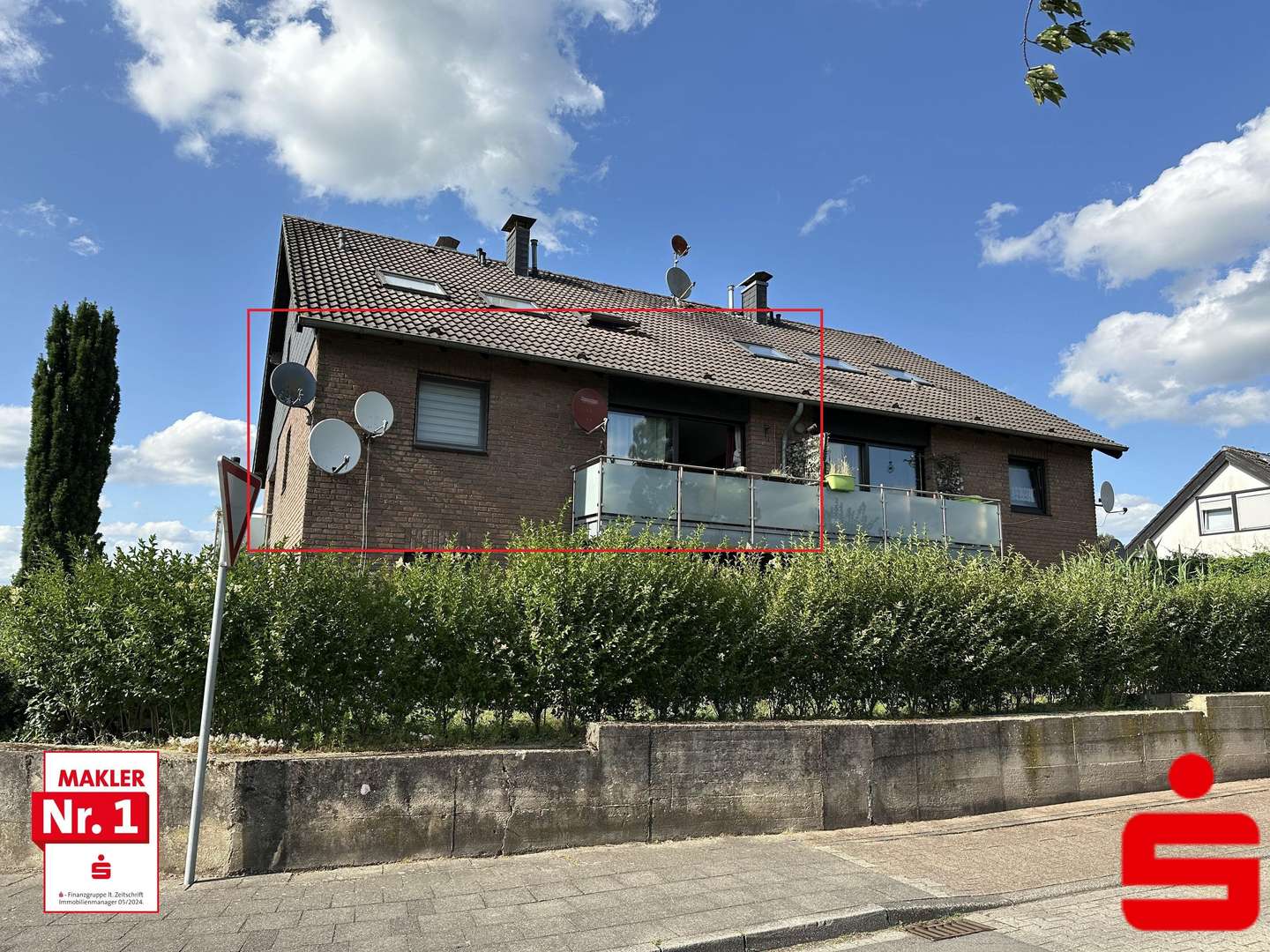 Ansicht Wohnung Nummer 6 Ansicht Wohnung Nummer 6 - Etagenwohnung in 47589 Uedem mit 53m² kaufen