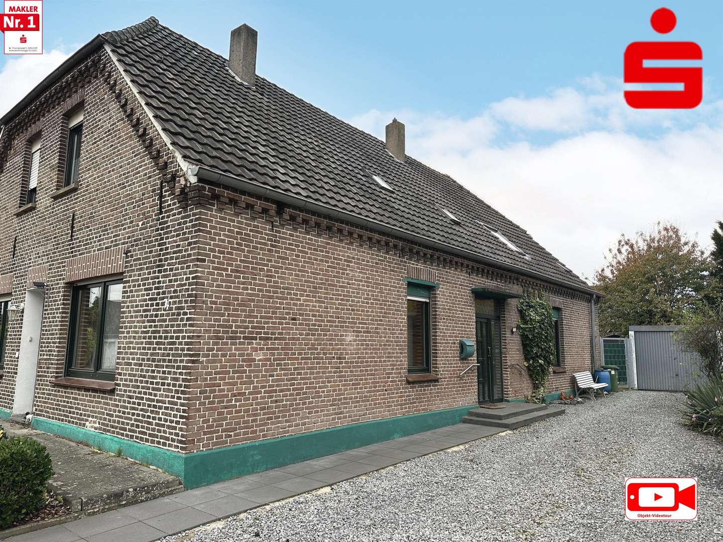 Seitenansicht Seitenansicht - Doppelhaushälfte in 47533 Kleve mit 92m² kaufen