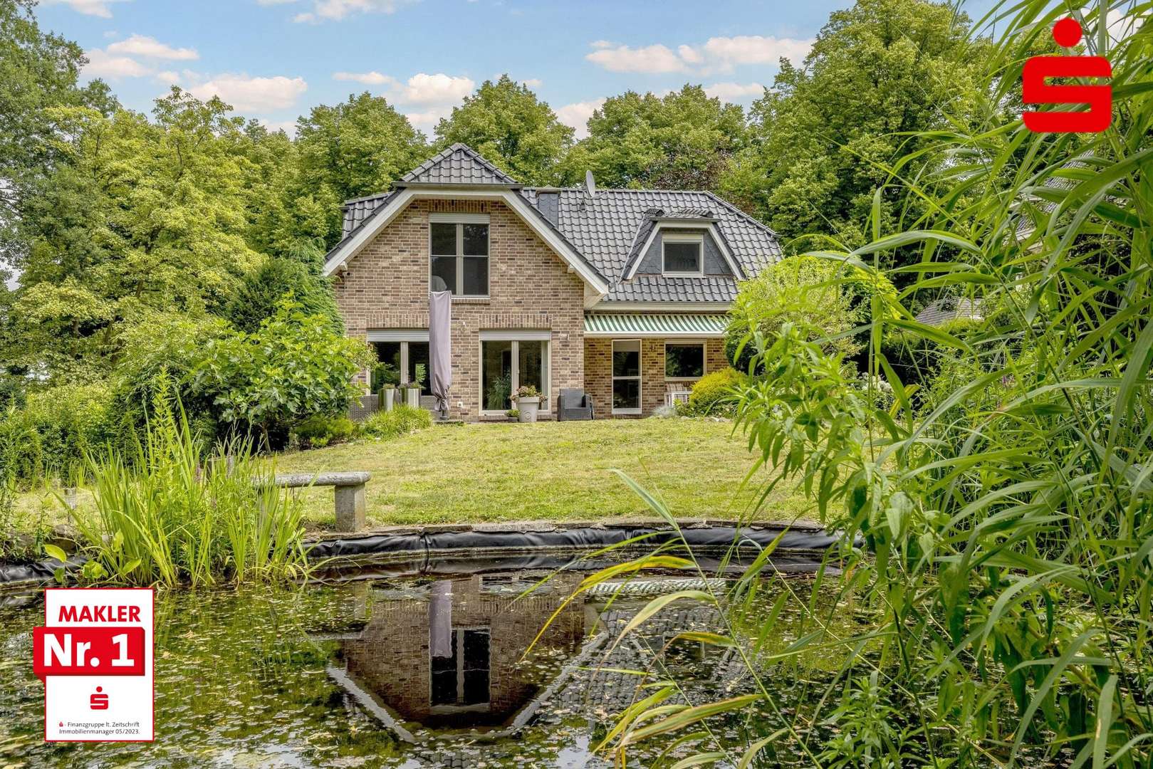 Gartenansicht - Villa in 46446 Emmerich mit 138m² kaufen
