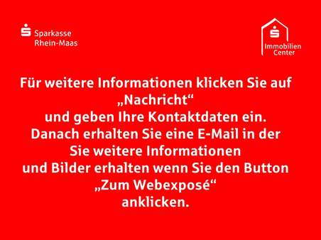 Hinweis zum Erhalt Webexposé - Dachgeschosswohnung in 47533 Kleve mit 100m² kaufen