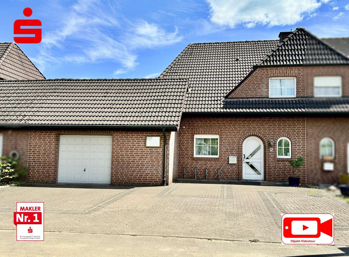 Vorderansicht - Doppelhaushälfte in 46459 Rees mit 109m² kaufen