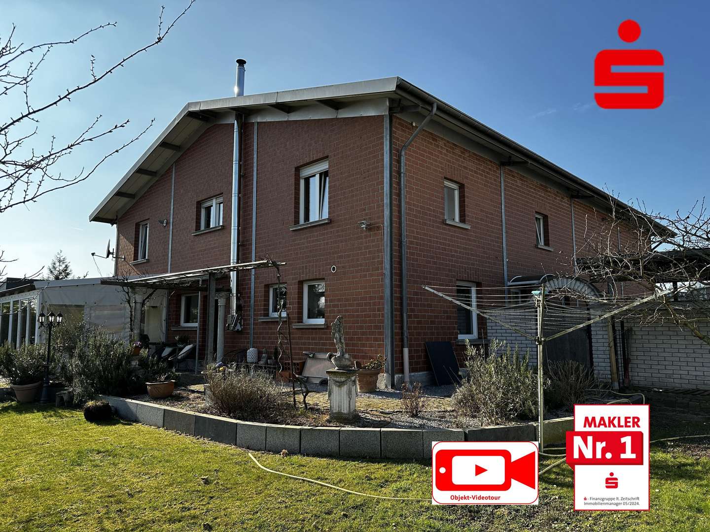 Schrägansicht - Werkstatt in 47623 Kevelaer mit 150m² kaufen