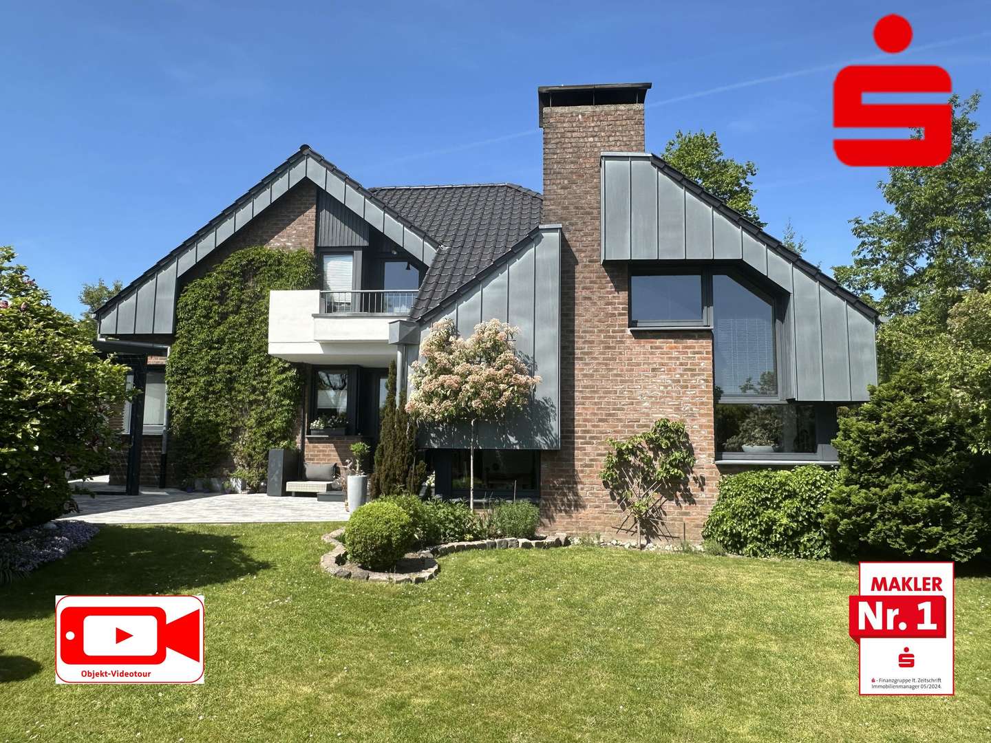 Rückansicht zum Garten Rückansicht zum Garten - Einfamilienhaus in 47533 Kleve mit 169m² kaufen