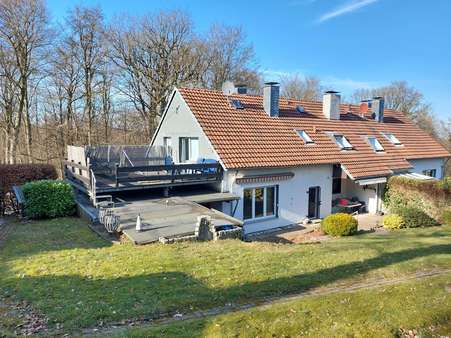 Rückansicht - Doppelhaushälfte in 42289 Wuppertal mit 160m² kaufen