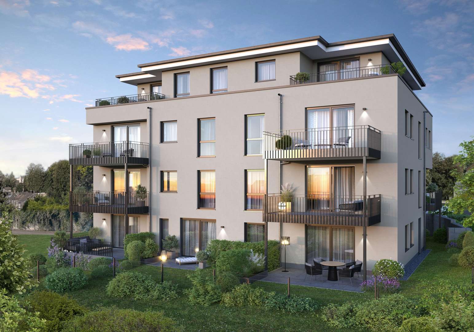 Gartenansicht Gartenansicht - Erdgeschosswohnung in 42369 Wuppertal mit 82m² kaufen