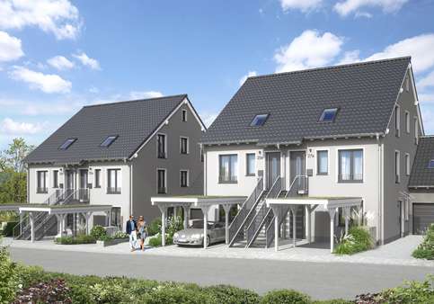 Straßenansicht - Dachgeschosswohnung in 42553 Velbert mit 109m² günstig kaufen