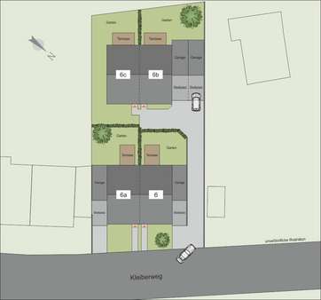Lageplan - Doppelhaushälfte in 42111 Wuppertal mit 201m² kaufen
