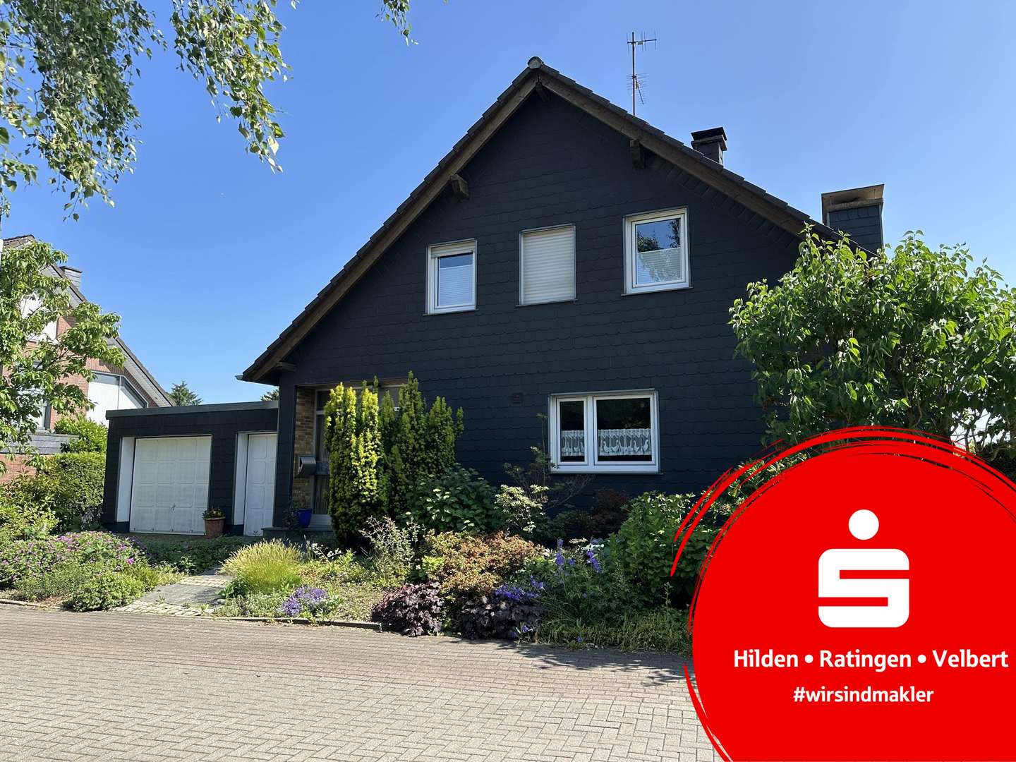 Ansicht von der Straßenseite Ansicht von der Straßenseite - Einfamilienhaus in 42553 Velbert mit 160m² kaufen