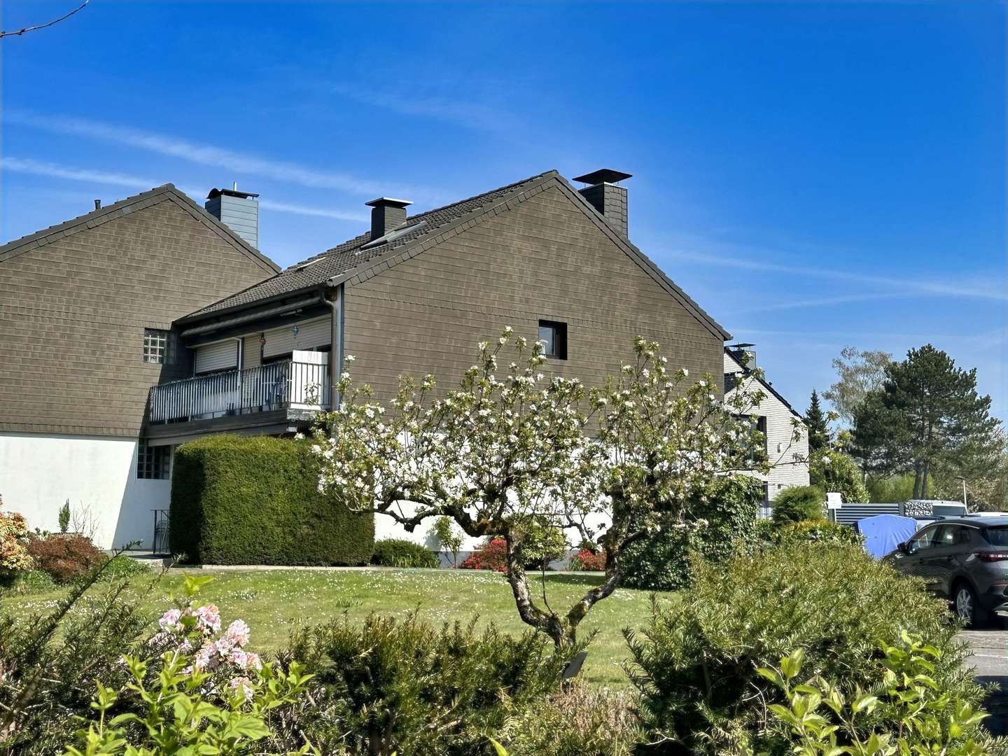 Gartenansicht Gartenansicht - Zweifamilienhaus in 40724 Hilden mit 119m² kaufen