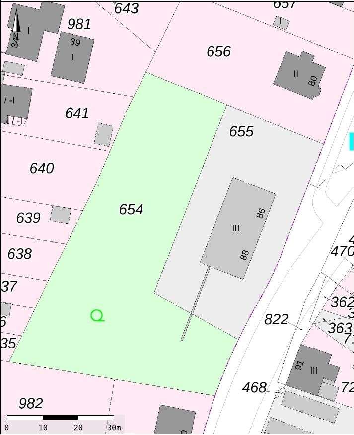 Lageplan - Grundstück in 42553 Velbert mit 2921m² kaufen