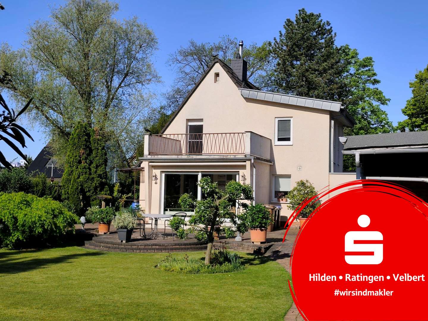Haus Gartenseite Haus Gartenseite - Einfamilienhaus in 40723 Hilden mit 124m² kaufen