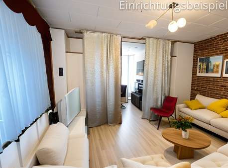 Wohnzimmer - Doppelhaushälfte in 42897 Remscheid mit 100m² kaufen