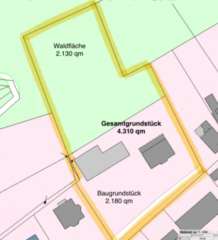 Grundstück Baugrundstück + Waldfläche - Grundstück in 42719 Solingen mit 2180m² kaufen