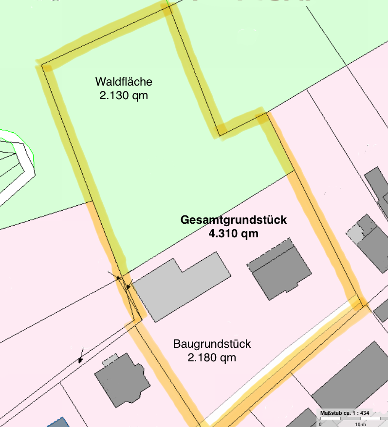 Grundstück Baugrundstück + Waldfläche Grundstück Baugrundstück + Waldfläche - Grundstück in 42719 Solingen mit 2180m² kaufen
