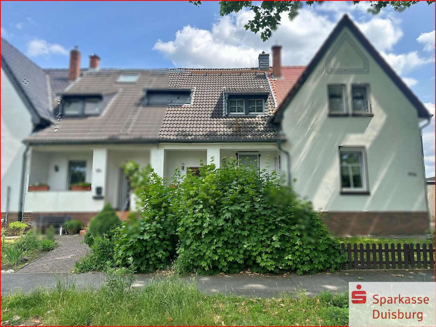 Vorderansicht - Zwangsversteigerung Reihenmittelhaus in 47475 Kamp-Lintfort mit 75m² kaufen