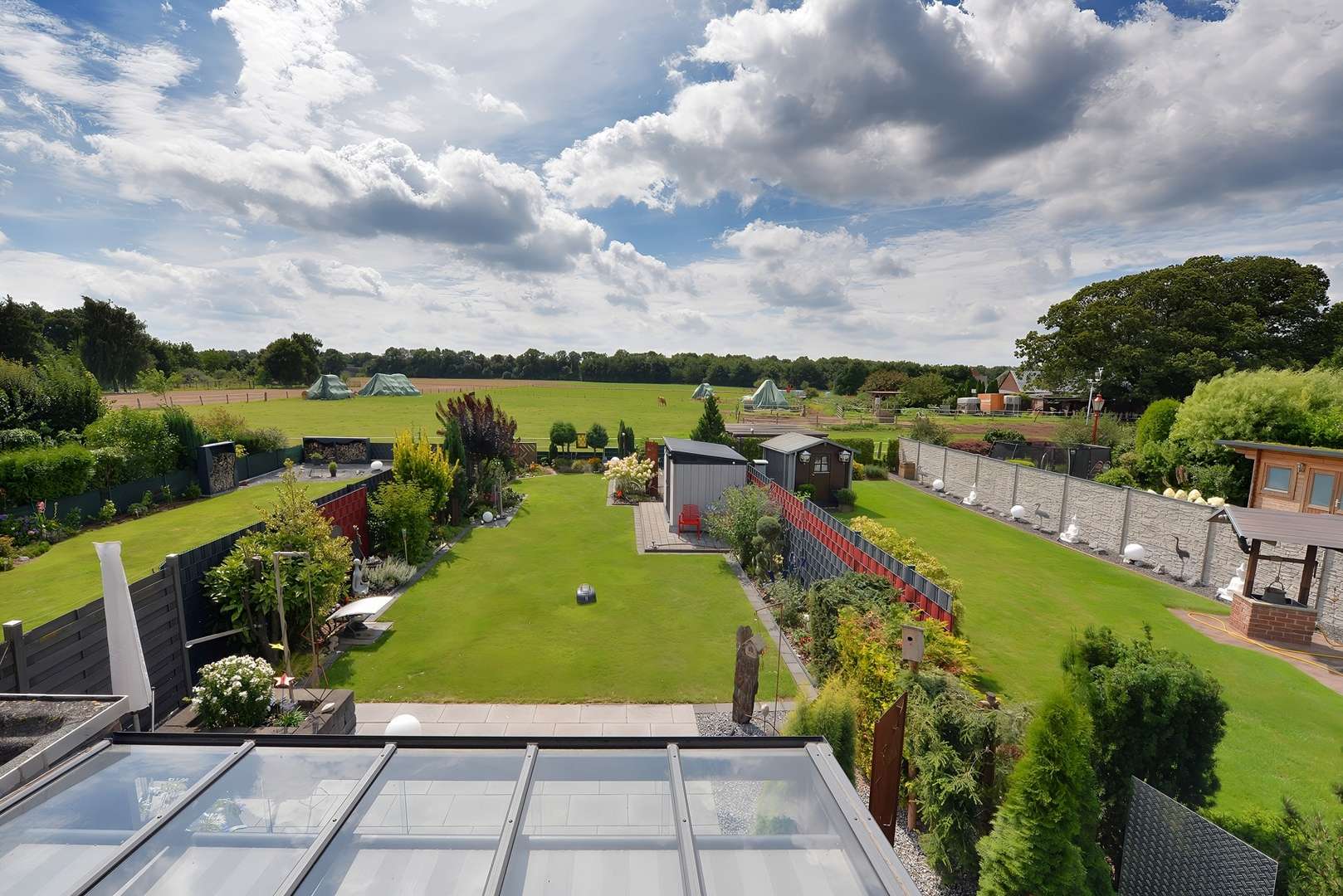 Blick vom Balkon - Maisonette-Wohnung in 47495 Rheinberg mit 113m² kaufen