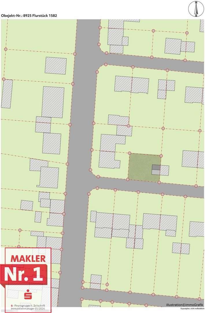 Objekt-Nr. 8925 - Grundstück Objekt-Nr. 8925 - Grundstück - Grundstück in 46537 Dinslaken mit 306m² kaufen