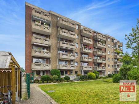 Rückansicht - Etagenwohnung in 46485 Wesel mit 65m² kaufen