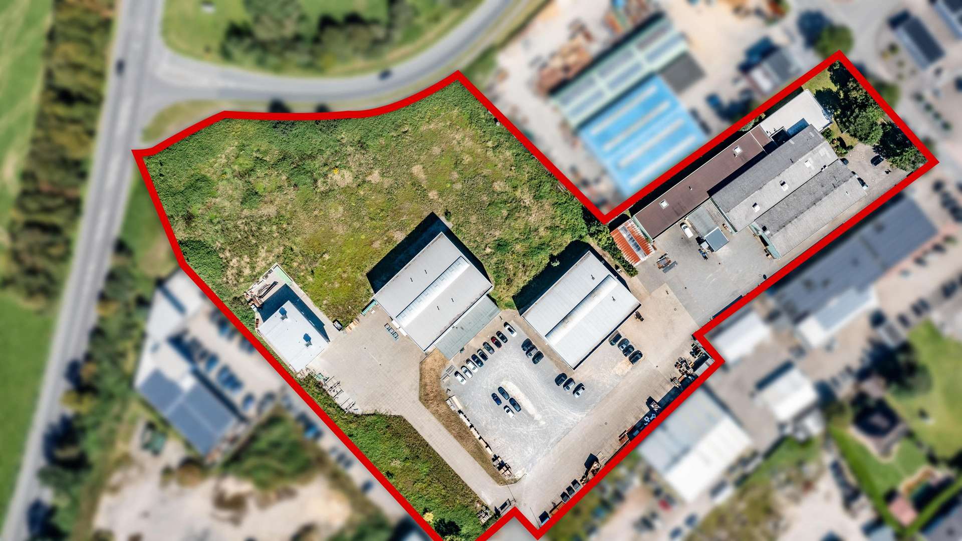 Luftaufnahme - Produktion in 46514 Schermbeck mit 4550m² kaufen