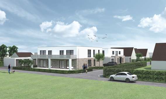Perspektive vom Deich - Etagenwohnung in 46487 Wesel mit 87m² kaufen