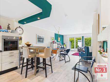 EG Essbereich - Blick Richtung Wohnzimmer - Maisonette-Wohnung in 46483 Wesel mit 97m² kaufen