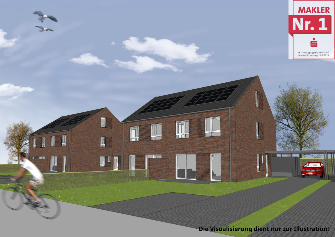 Visualisierung - Doppelhaushälfte in 46514 Schermbeck mit 136m² kaufen