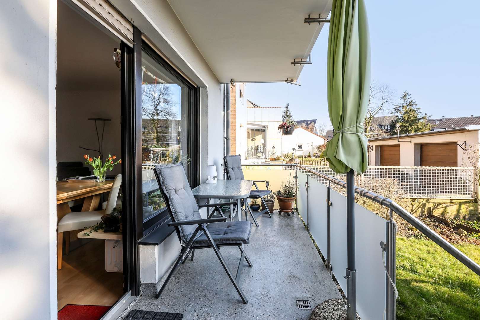 Balkon - Erdgeschosswohnung in 45359 Essen mit 70m² als Kapitalanlage kaufen