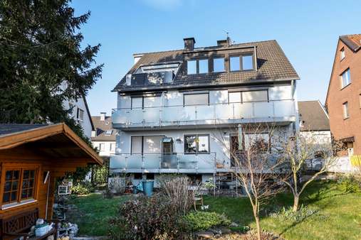 Rückansicht - Erdgeschosswohnung in 45359 Essen mit 70m² als Kapitalanlage kaufen