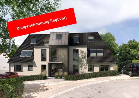 Visualisierung Vorderansicht Visualisierung Vorderansicht - Dachgeschosswohnung in 45357 Essen mit 110m² kaufen