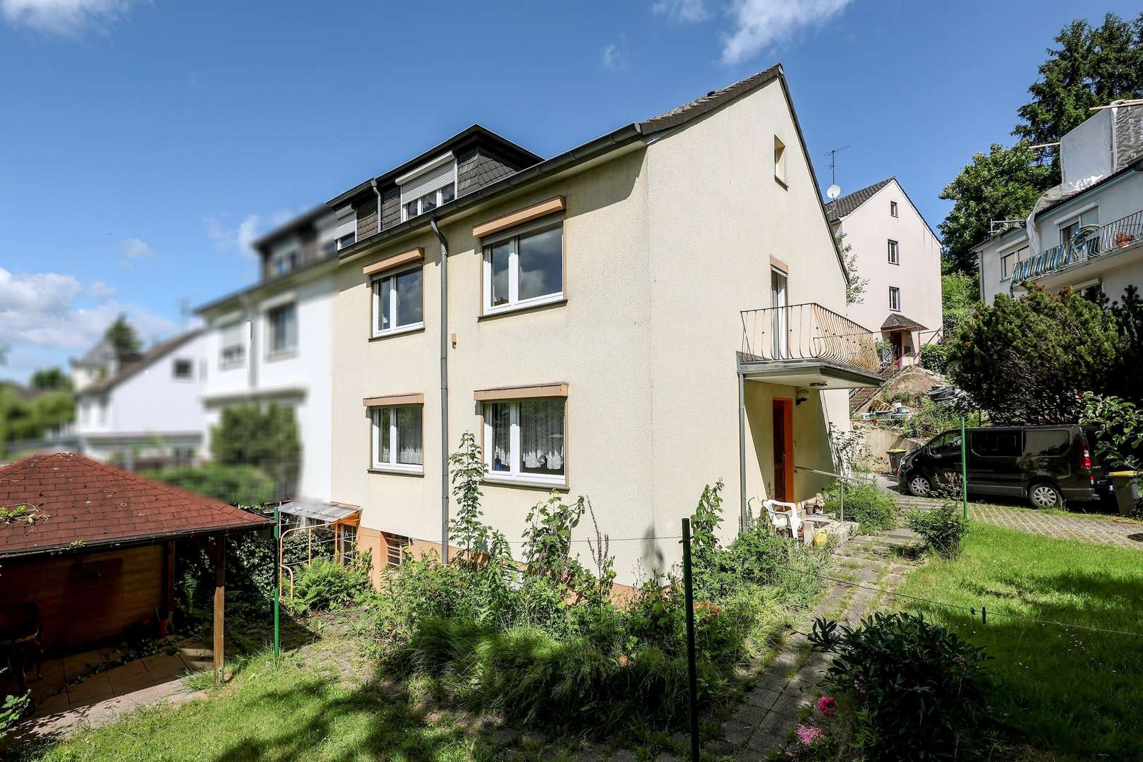 Rückansicht - Zweifamilienhaus in 45219 Essen mit 130m² kaufen