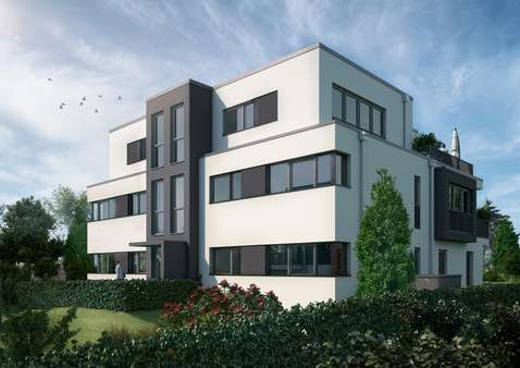 Visualisierung Vorderansicht - Penthouse-Wohnung in 45277 Essen mit 165m² günstig kaufen
