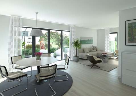 Visualisierung Beispiel innen - Penthouse-Wohnung in 45277 Essen mit 165m² günstig kaufen