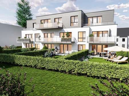 Beispiel Visualisierung hinten - Etagenwohnung in 45359 Essen mit 77m² kaufen
