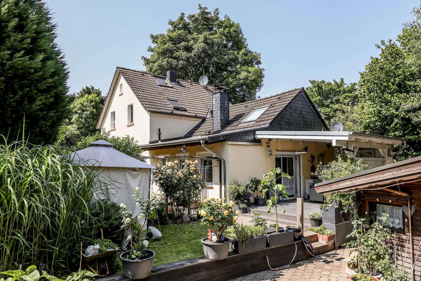 Gartenansicht - Einfamilienhaus in 45481 Mülheim mit 111m² kaufen