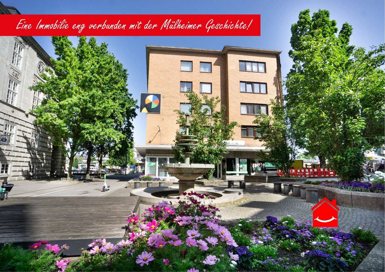 Hausansicht Hausansicht - Wohn- / Geschäftshaus in 45468 Mülheim mit 1326m² als Kapitalanlage kaufen
