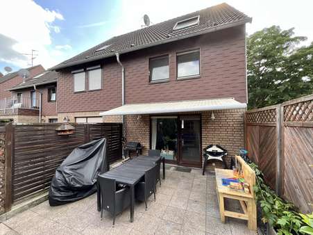 Ansicht Gartenseite Ansicht Gartenseite - Reihenendhaus in 46047 Oberhausen mit 85m² kaufen