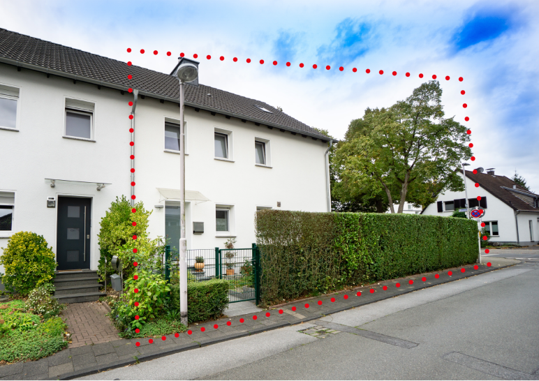 Straßenansicht - Zweifamilienhaus in 45481 Mülheim mit 140m² kaufen