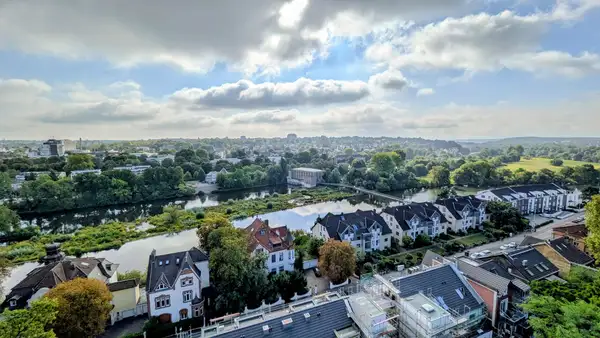 Über den Dächern von Mülheim – Ruhrblick inklusive