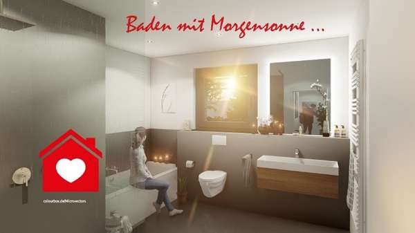 Badbeispiel aus Wohnung Nr. 3 - Maisonette-Wohnung in 45473 Mülheim mit 77m² kaufen
