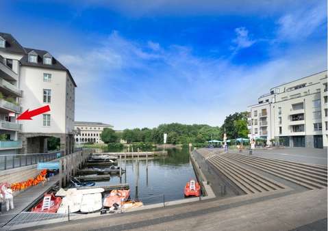 Hafenbecken im Sommer Hafenbecken im Sommer - Etagenwohnung in 45468 Mülheim mit 130m² kaufen