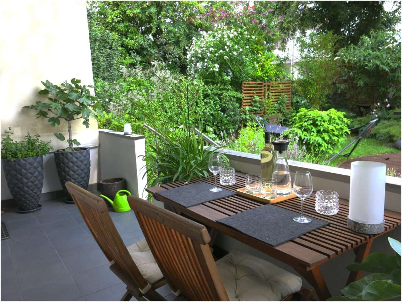 Der schöne Südbalkon