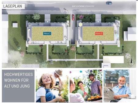Lageplan Detail(1) - Erdgeschosswohnung in 46119 Oberhausen mit 96m² kaufen