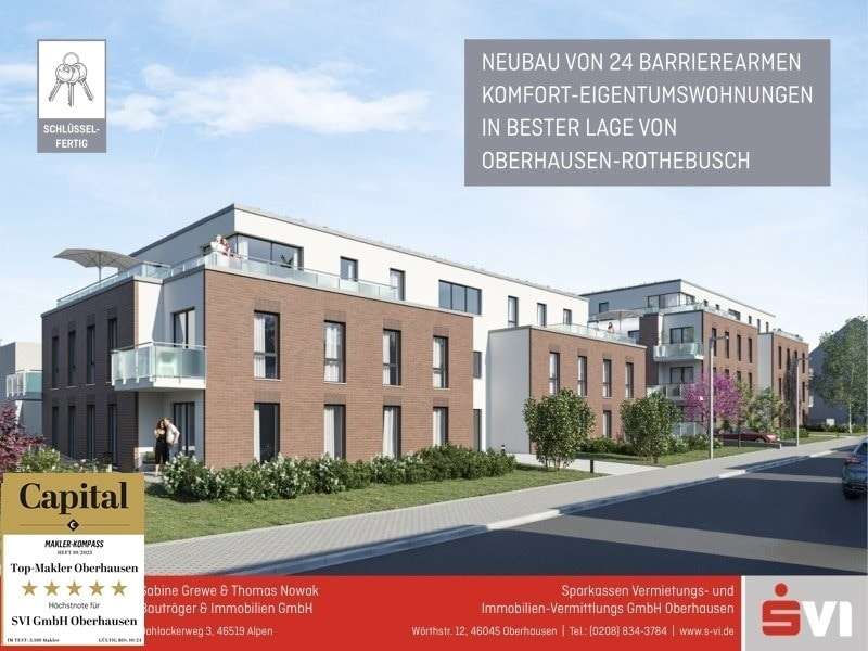 Hausansicht - Etagenwohnung in 46119 Oberhausen mit 96m² kaufen