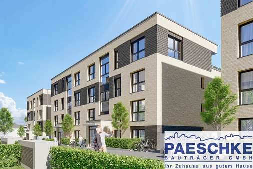 Leichlingen - Uferstr - Haus 4 Eingangsseite - Penthouse-Wohnung in 42799 Leichlingen mit 121m² kaufen