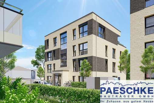 Leichlingen - Uferstr - Haus 5 Eingangsseite - Penthouse-Wohnung in 42799 Leichlingen mit 128m² kaufen